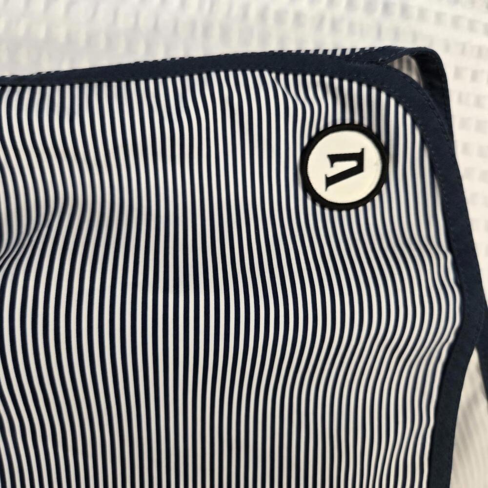 Vuori Cruise Boardshorts Mens 38 Blue Stripe Performance Swim Trunks - READ - Picture 5 of 9